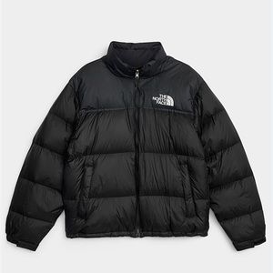 The north face nuptse retro puffer jacket black